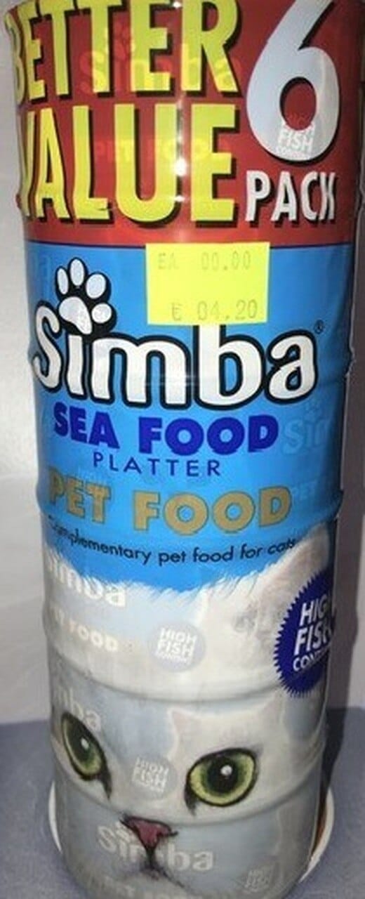SIMBA CAT FOOD SEAFOOD170GX6 Piscopo's Cash & Carry