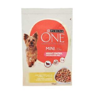 PURINA ONE DOG MINI WEIGHT CONTROL TURKEY VEG 100G
