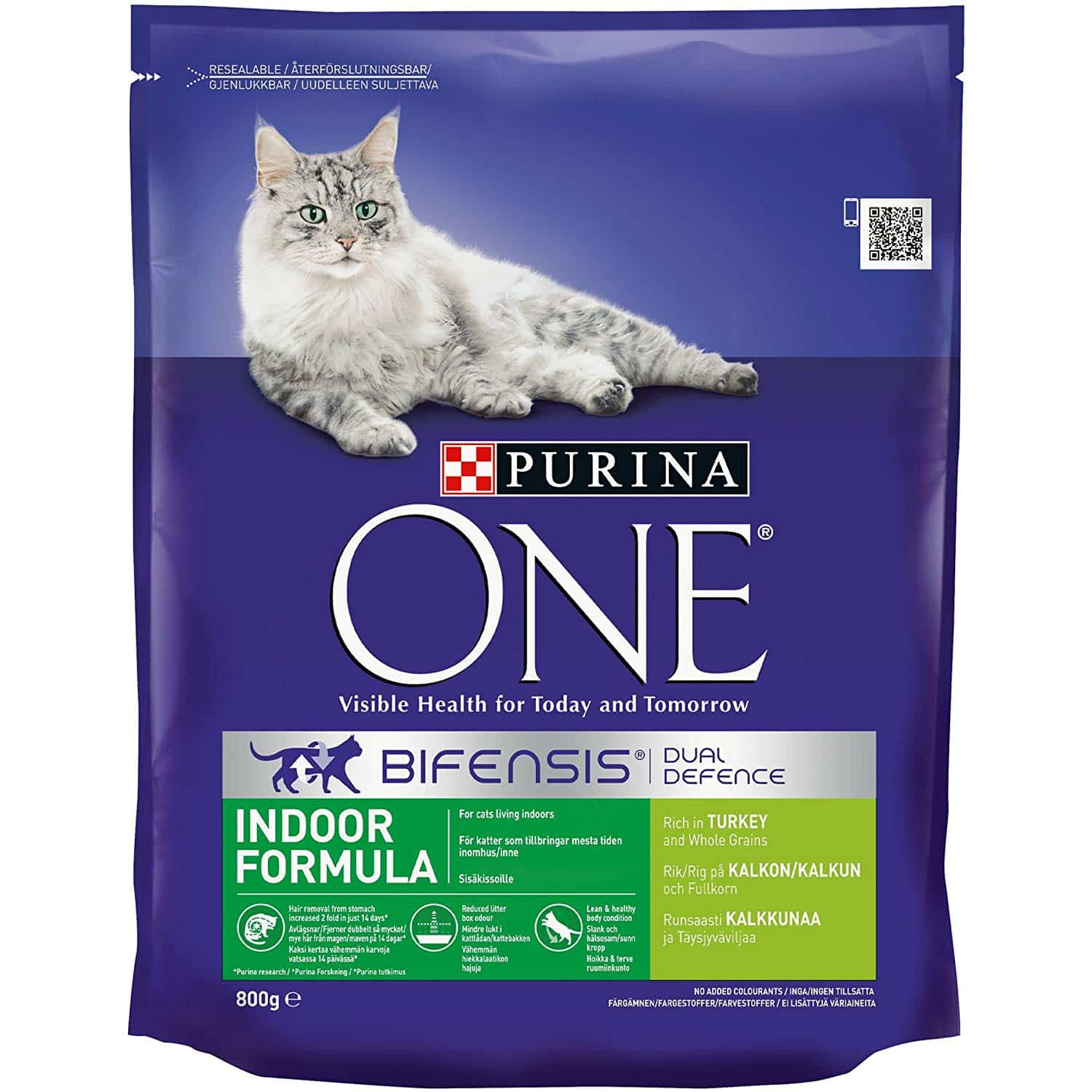 PURINA ONE CAT INDOOR FORMULA TURKEY 800G Piscopo's Cash & Carry