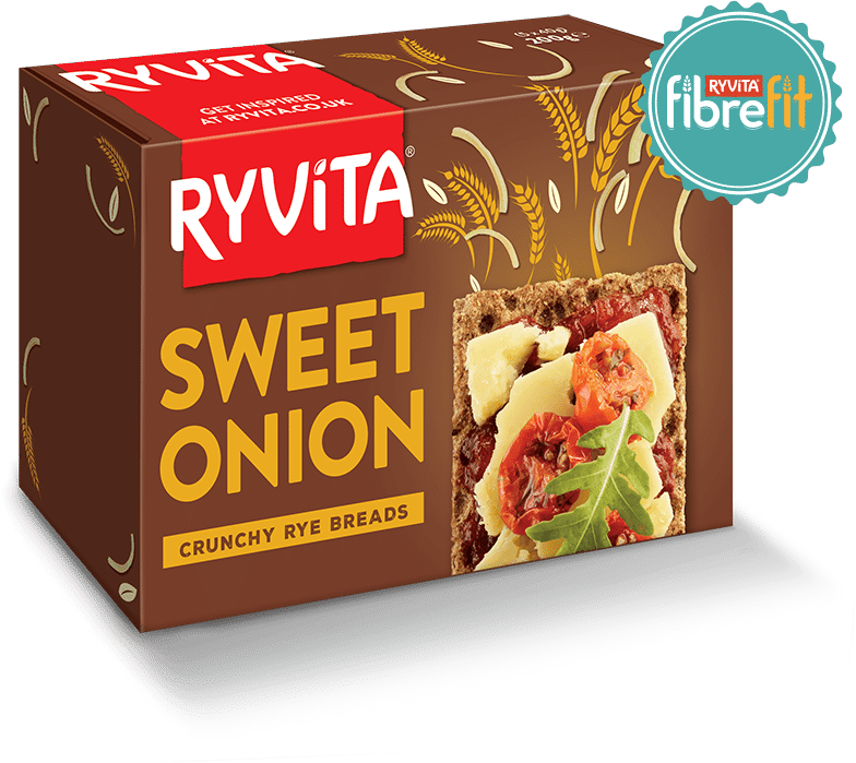 RYVITA SWEET ONION CRUNCHY RYE BREADS 200G Piscopo's Cash & Carry