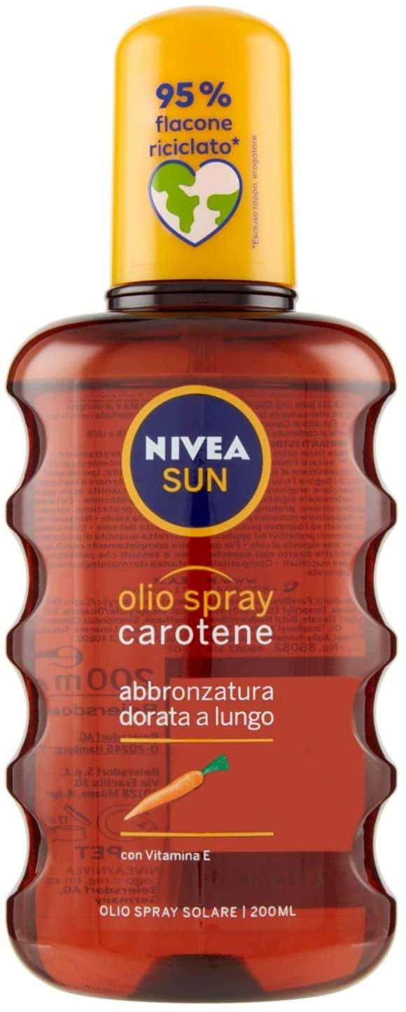 NIVEA SUN OIL SPRAY WITH CARROTS 200ML Piscopo's Cash & Carry