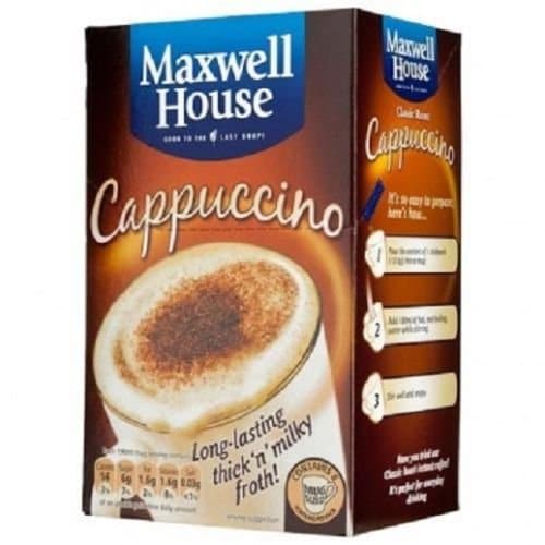 MAXWELL HOUSE CAPPUCCINO X8 2 X 108G E2..99 Piscopo's Cash & Carry