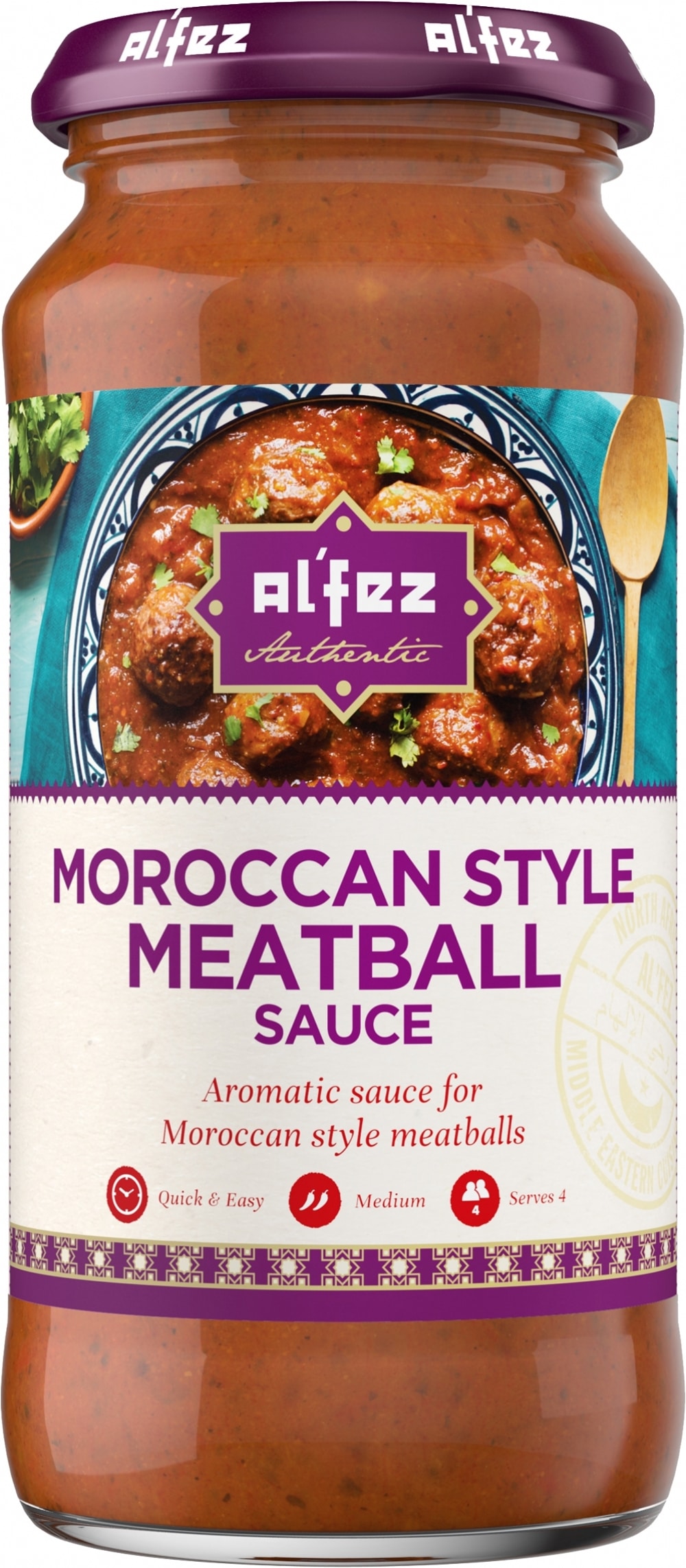 ALFEZ MOROCCAN STYLE MEATBALL SAUCE 450G Piscopo's Cash & Carry