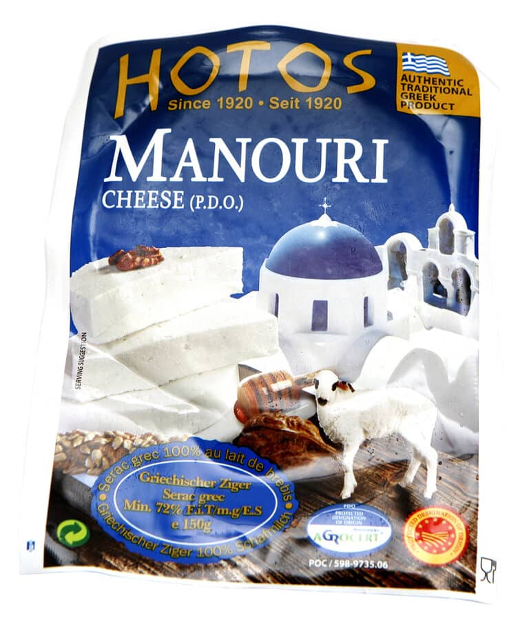 HOTOS MANOURI CHEESE 150G Piscopo's Cash & Carry